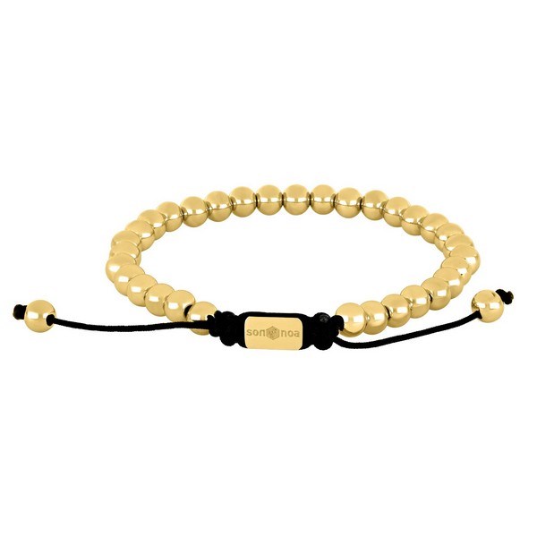 Son of Noa - SON Herrearmbånd i guld stål  889 009-3